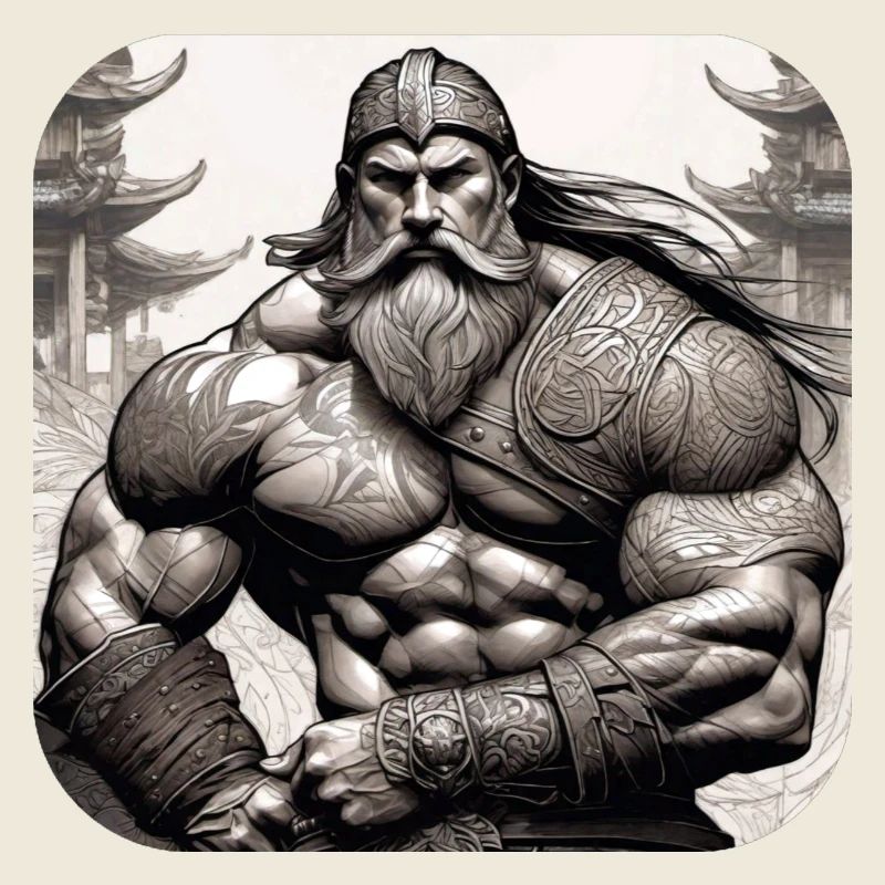 Proud Viking Warrior Germanic