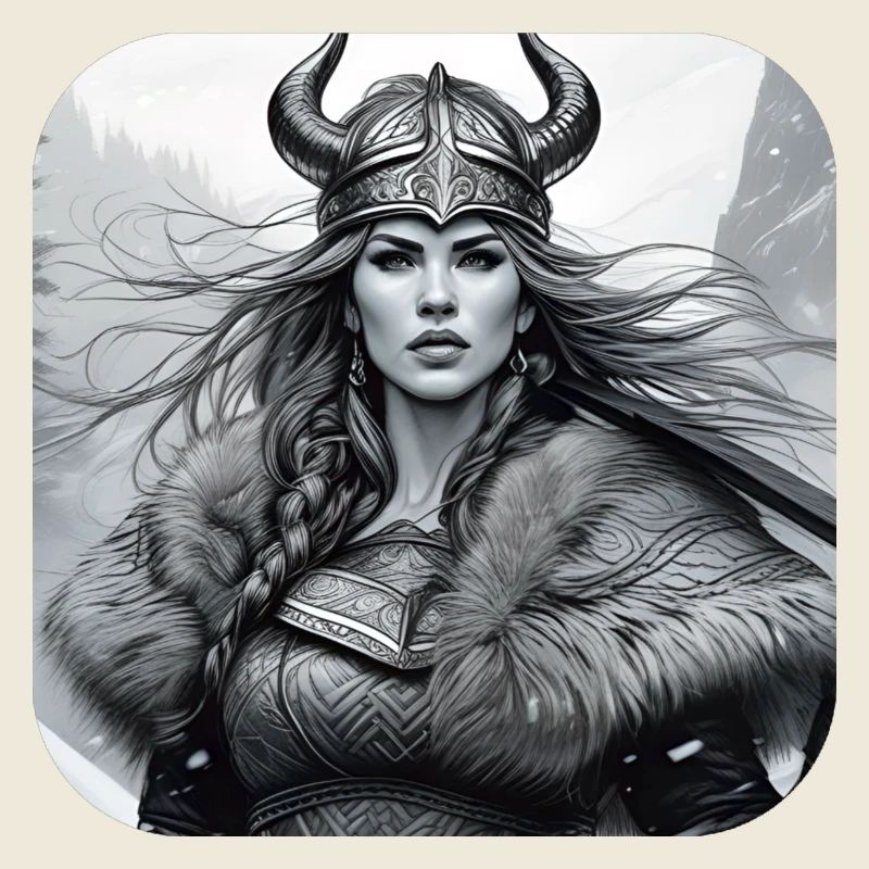 Proud Viking Germanin Shieldmaiden