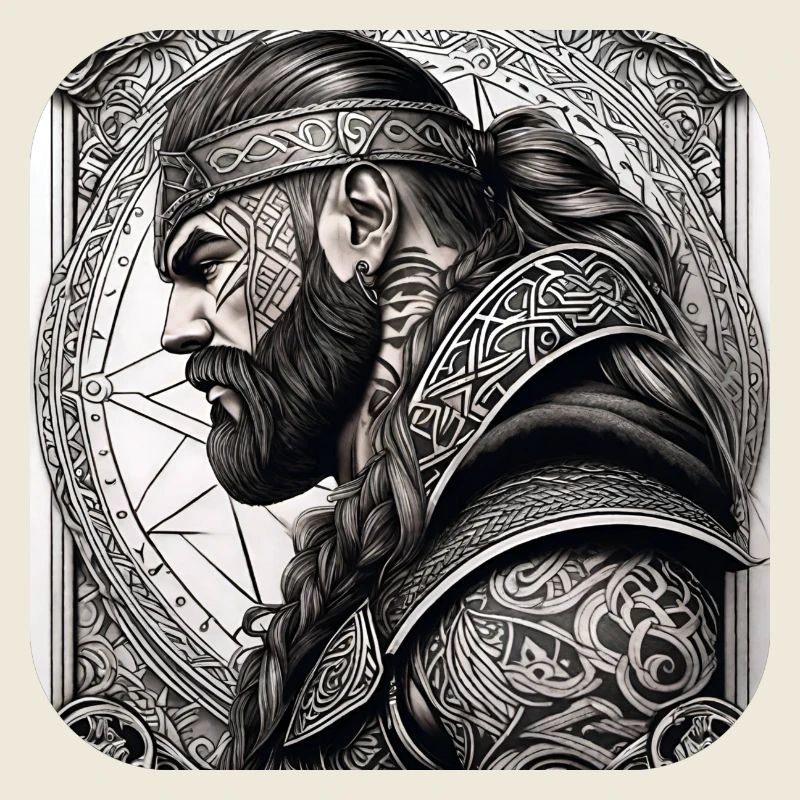 Proud Viking Warrior Germanic