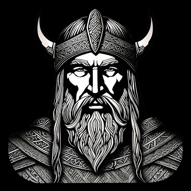 Proud Viking Warrior Germanic