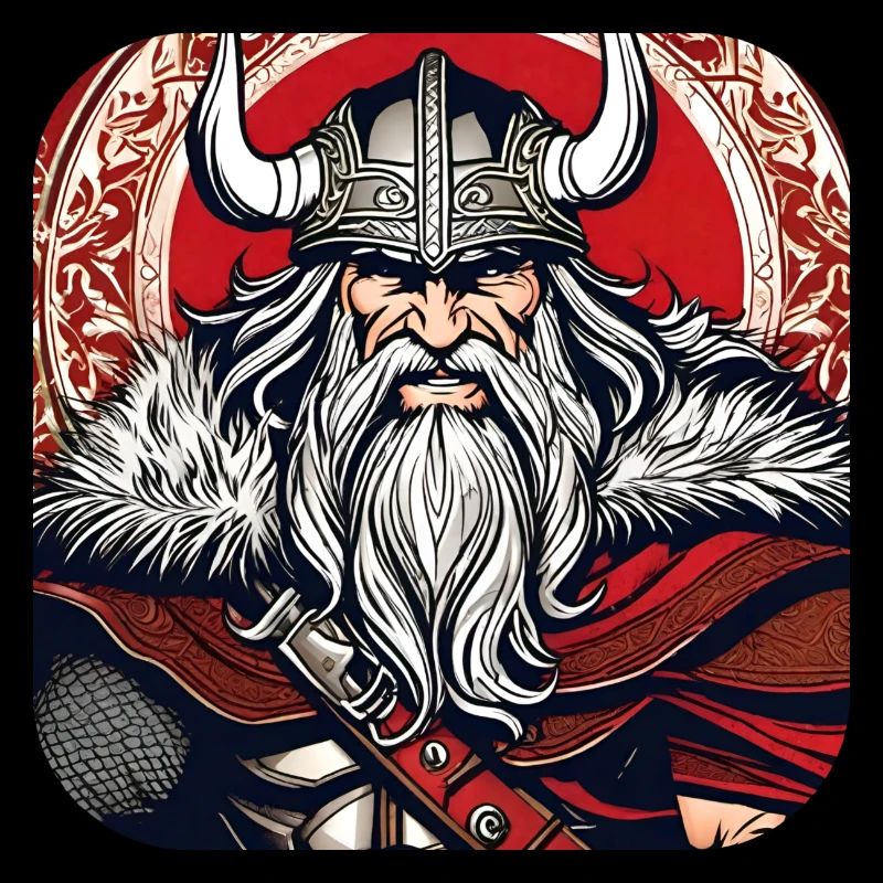 Fier guerrier viking germanique