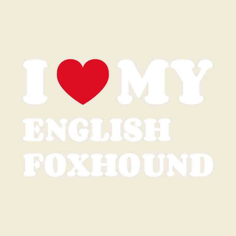 J’adore mon foxhound anglais