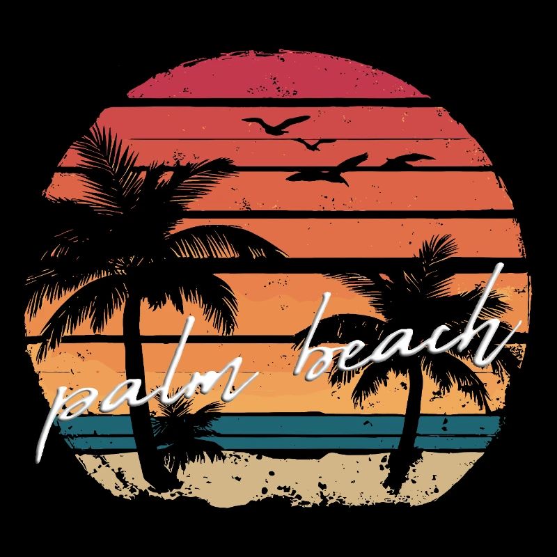 Coucher de soleil à Palm Beach