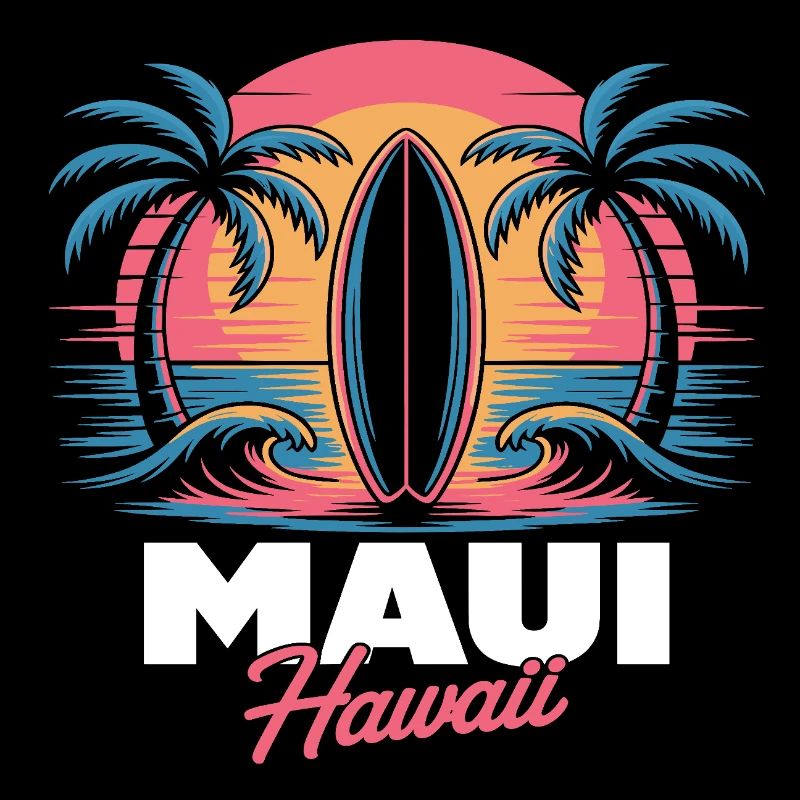Maui Hawaii surfbrett
