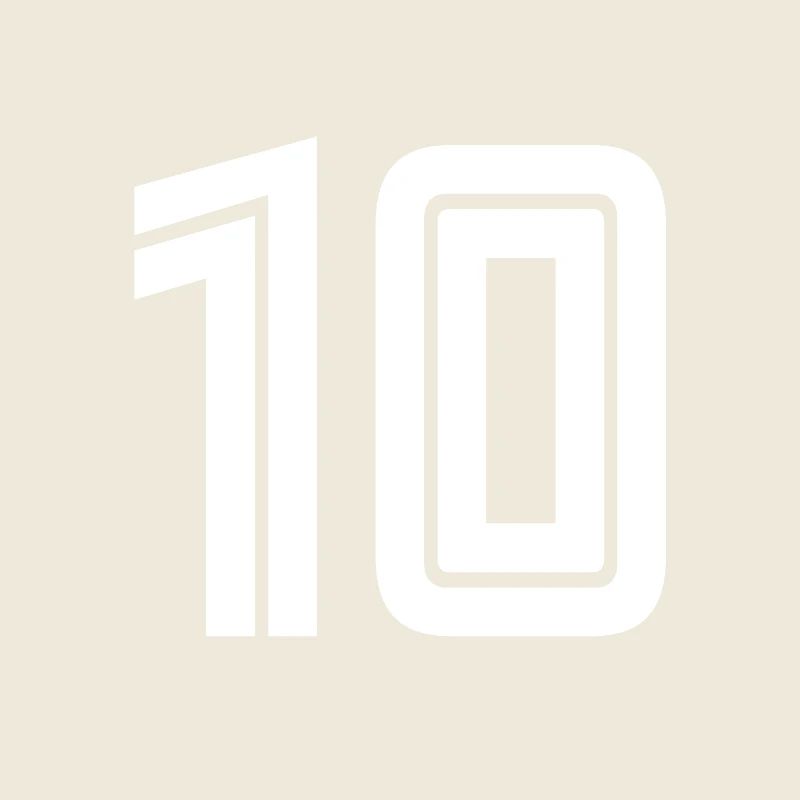 Trikotnummer 10 – Geschenk zum 10-jährigen Jubiläum