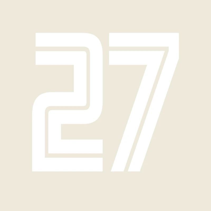 Trikotnummer 27 – Geschenk zum 27-jährigen Jubiläum