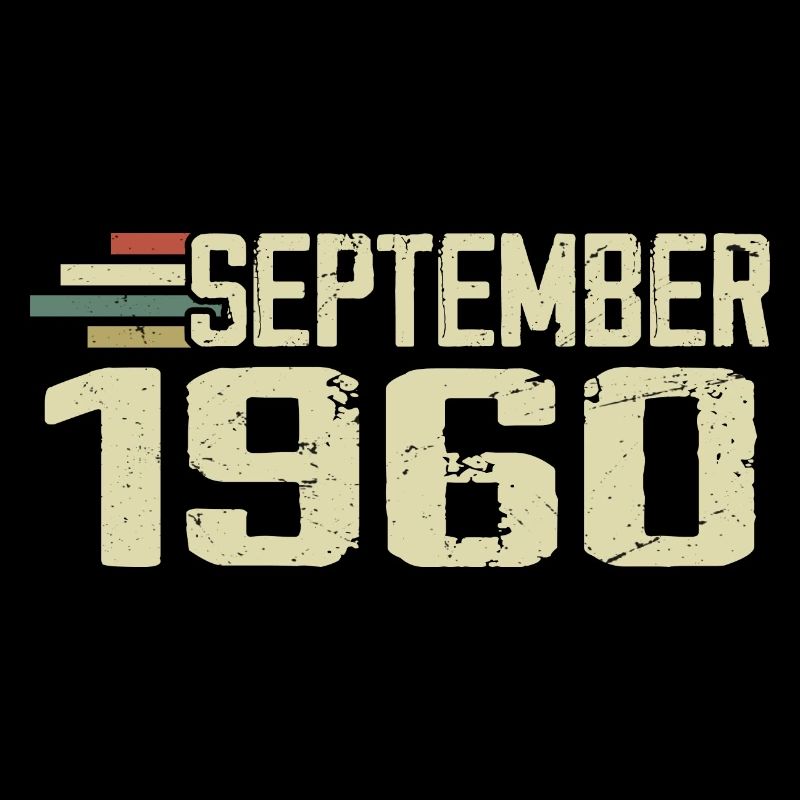September 1960 Vintage Geschenkidee September 1960