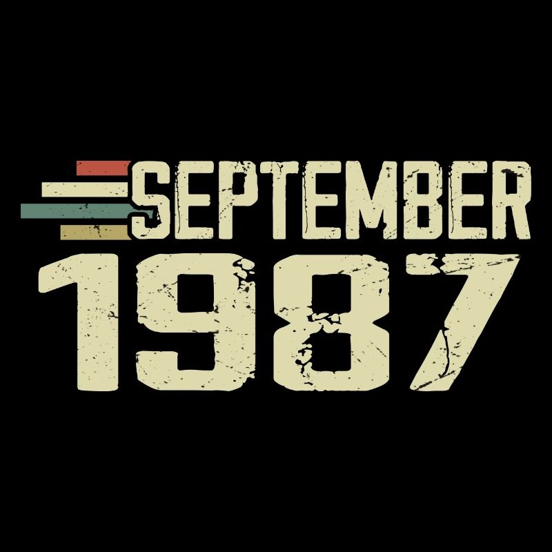September 1987 Vintage Geschenkidee September 1987