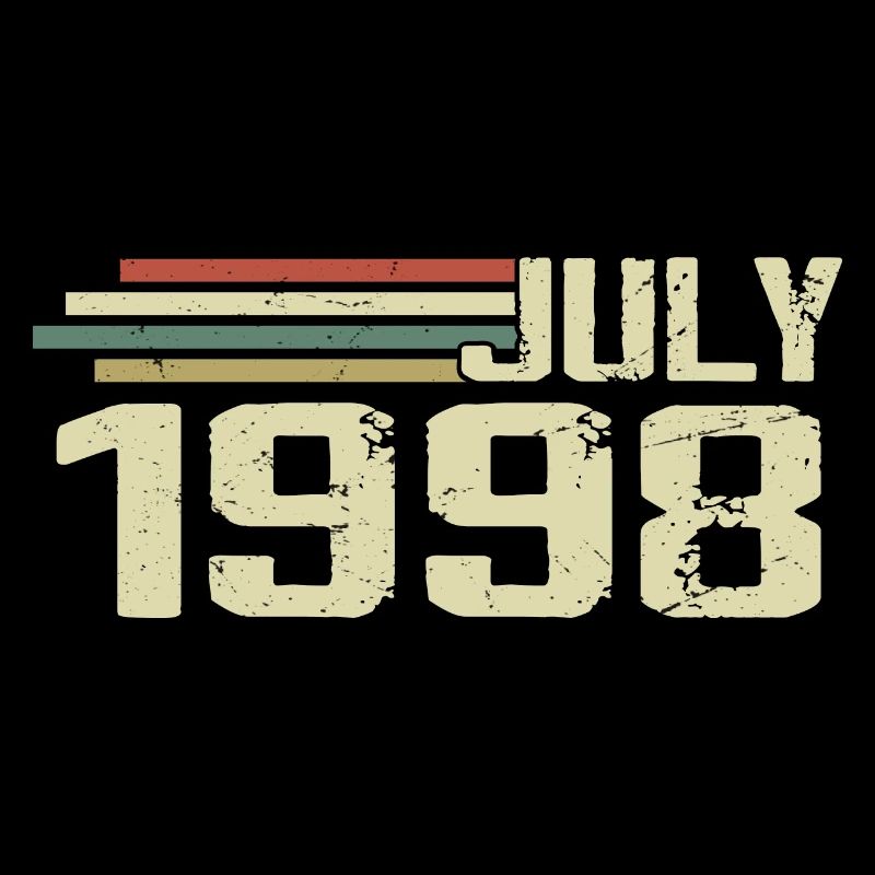 Anniversaire Juillet 1998 Année 1998 Juillet Année 1998