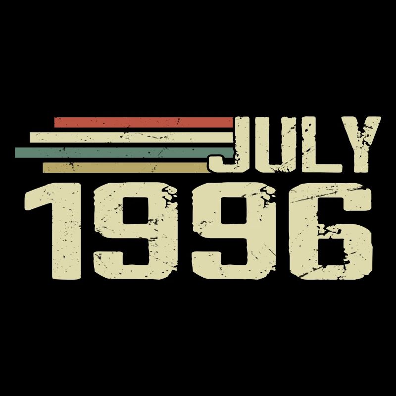Geburtstag Juli 1996 Jahr 1996 Juli Jahrgang 1996