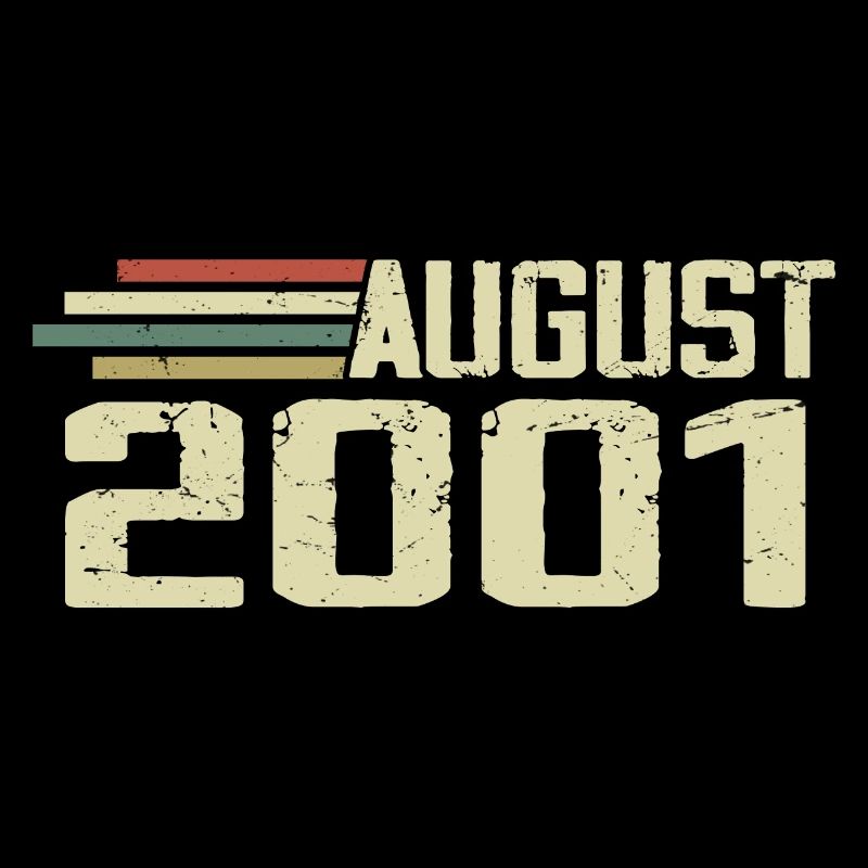 Geboren August 2001 Jubiläum August 2001 Jahrgang