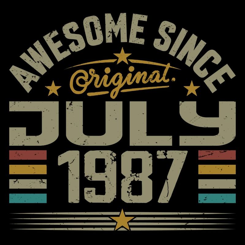 Baujahr Juli 1987 | Geschenk Juli 1987