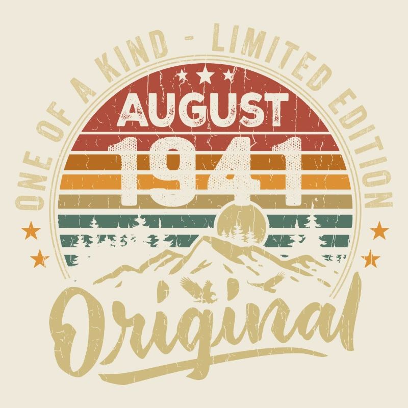 Août 1941 Cadeau Anniversaire 1941 Légendes Août