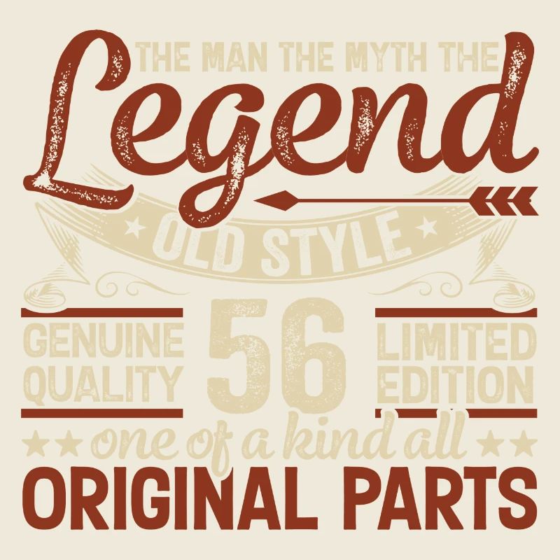 56 years old, legends 1968 vintage 1968 anniversary