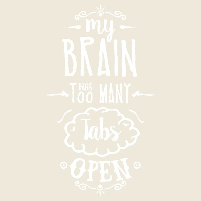 my brain - white