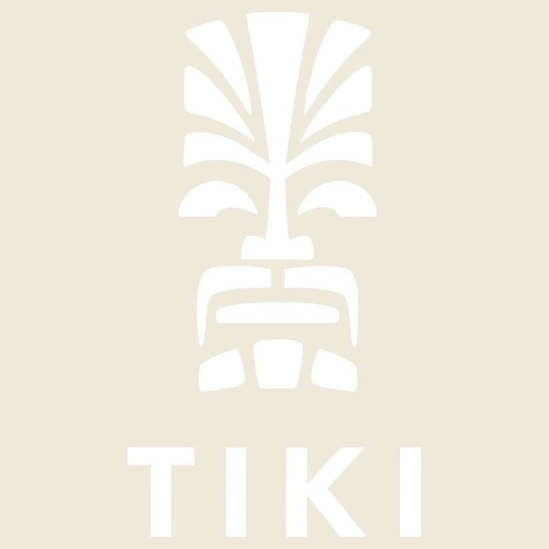 Tiki Design Polynesischer Kopf Lebendig