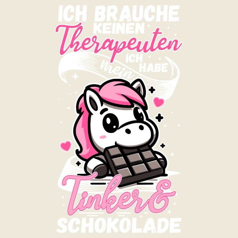 Drôle de cheval disant thérapeute Tinker Pony
