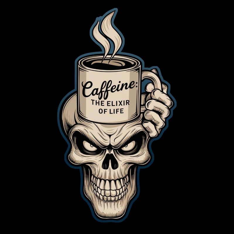 Coffee and Skull - Elixir of Life