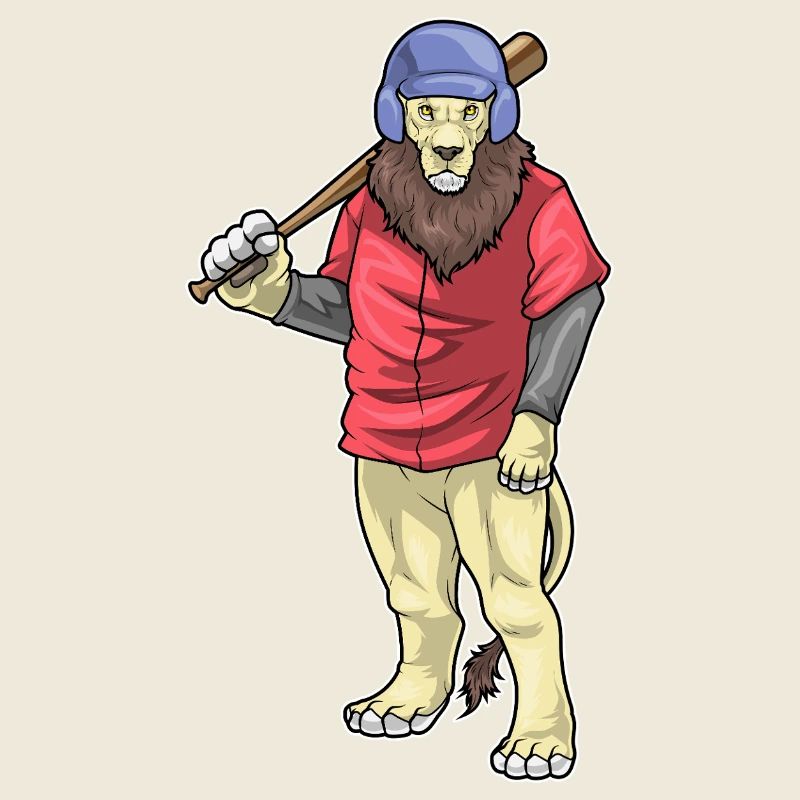 Löwe Baseball Baseballschläger