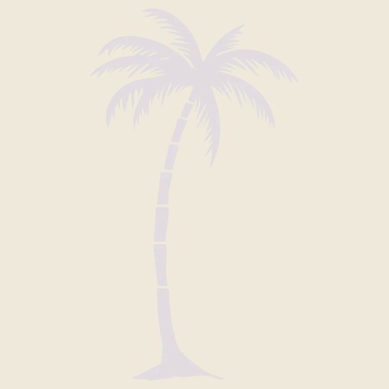 Tropischer Palmenbaum Silhouette