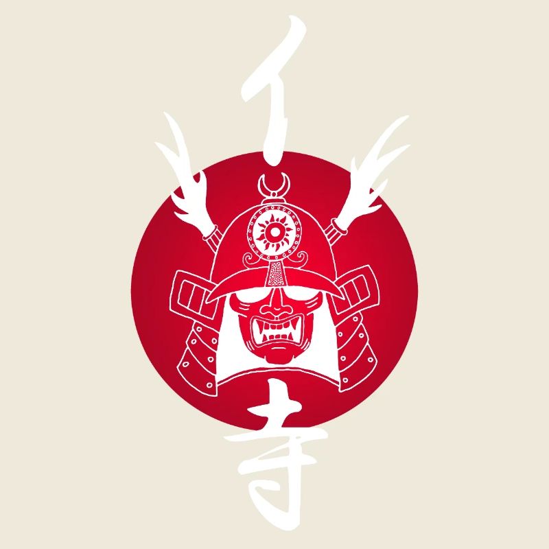 Weißer Samurai und Rote Sonne