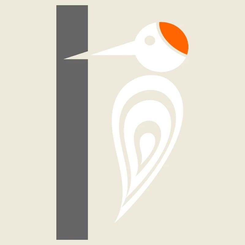 Specht am Baum - Zimmermannsvogel