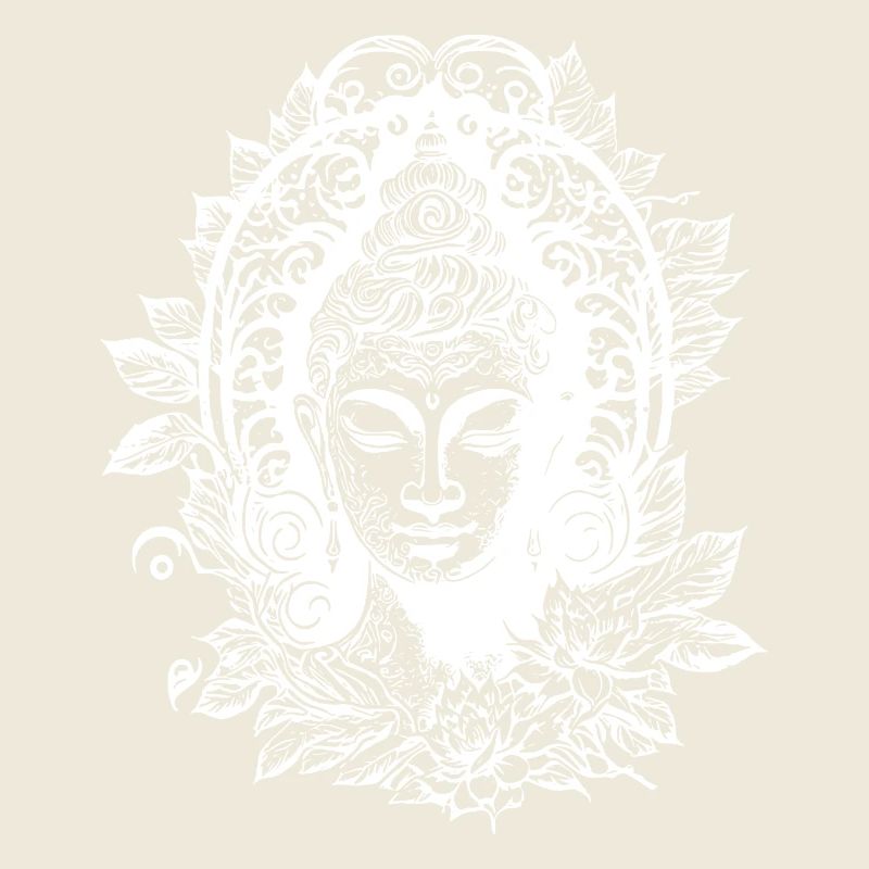 Portrait méditant de l’illumination de Bouddha