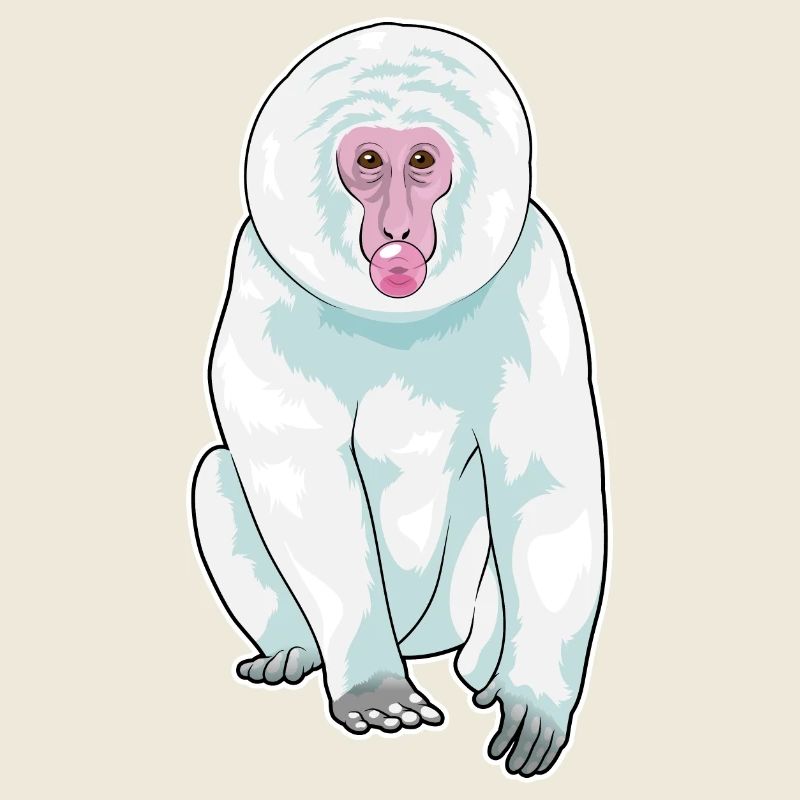 Gomme à mâcher de singe