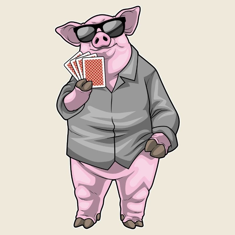 Schwein Poker Pokerkarten