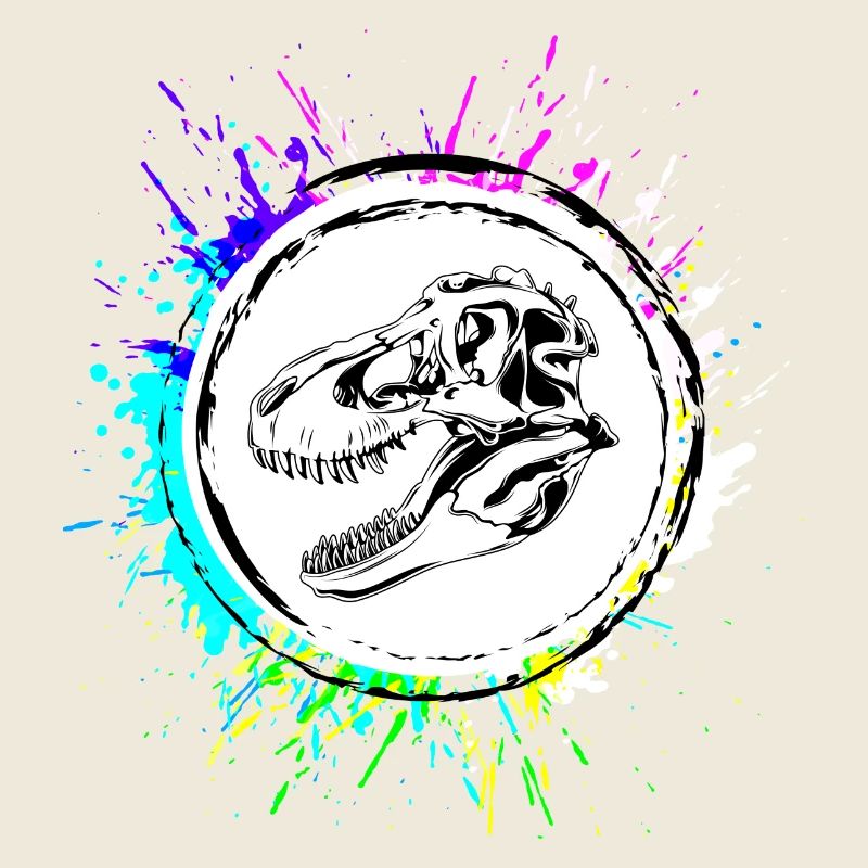 Squelette de dinosaure Tête de T Rex