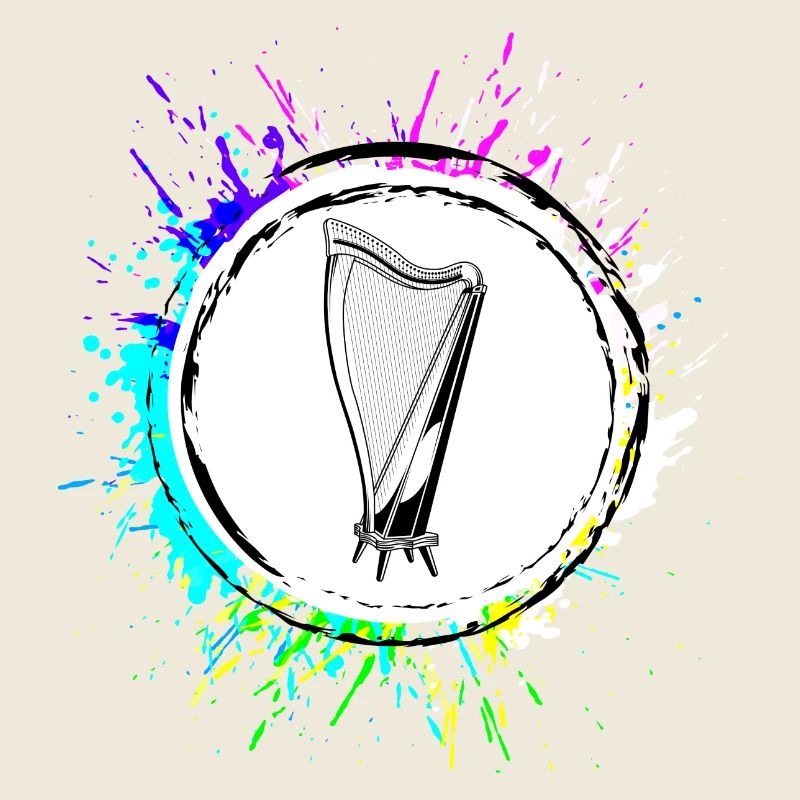 Symbole de la harpe