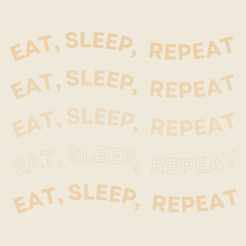 Manger dormir répéter le modèle