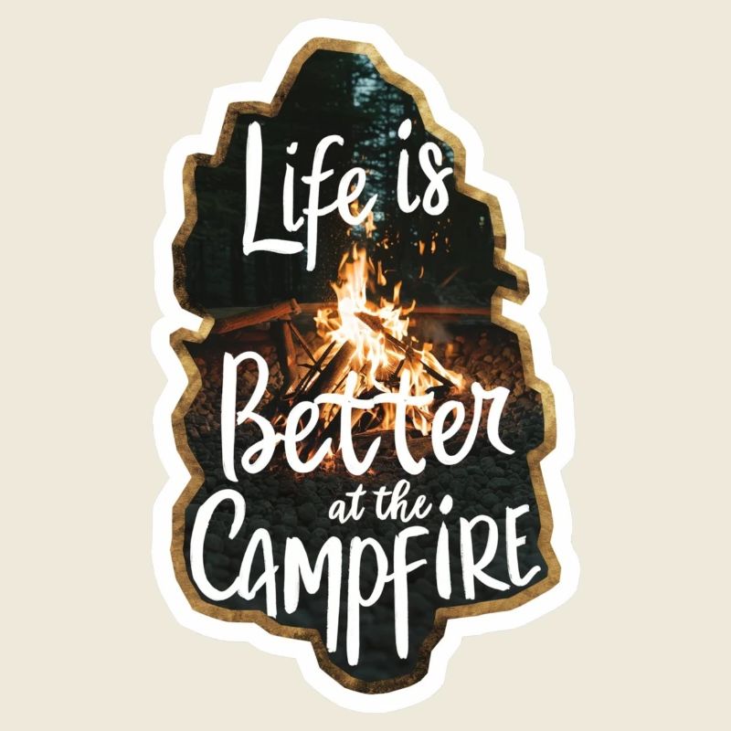 Life Is Better At The Campfire
