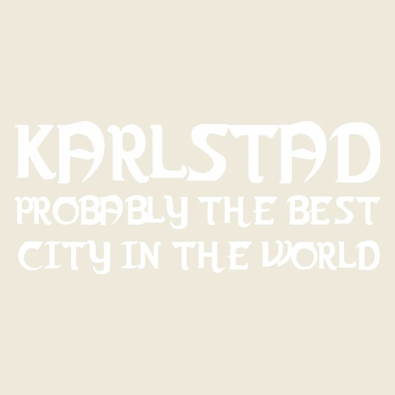 Karlstad Best City Graphic