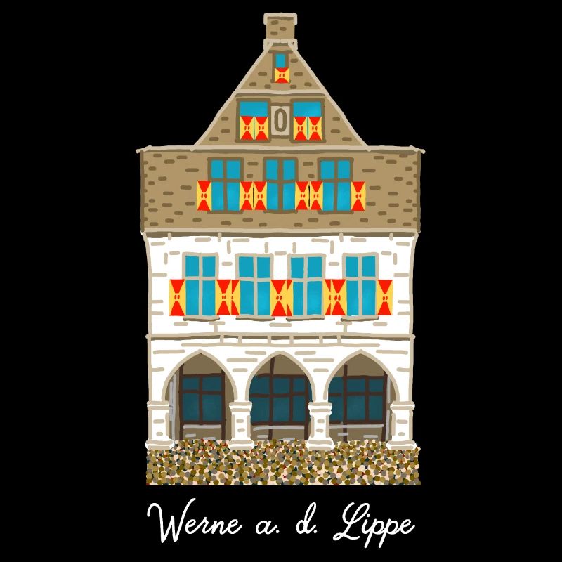 Werne a. d. Lippe, hôtel de ville historique