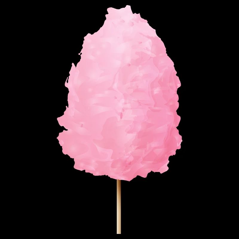 fluffy pink cotton candy