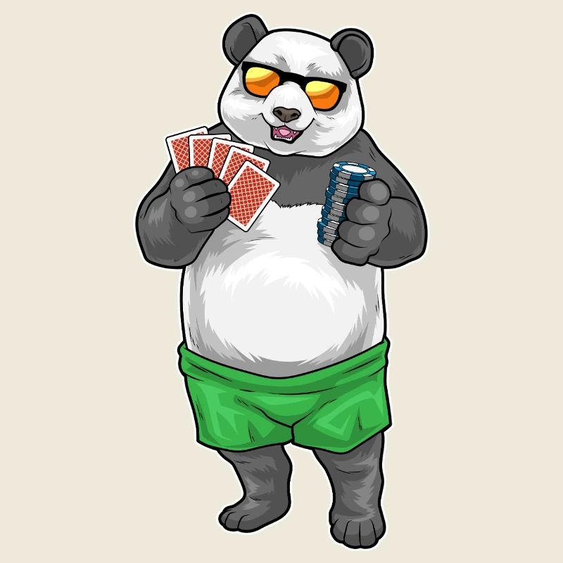 Panda Poker Pokerchips Pokerkarten