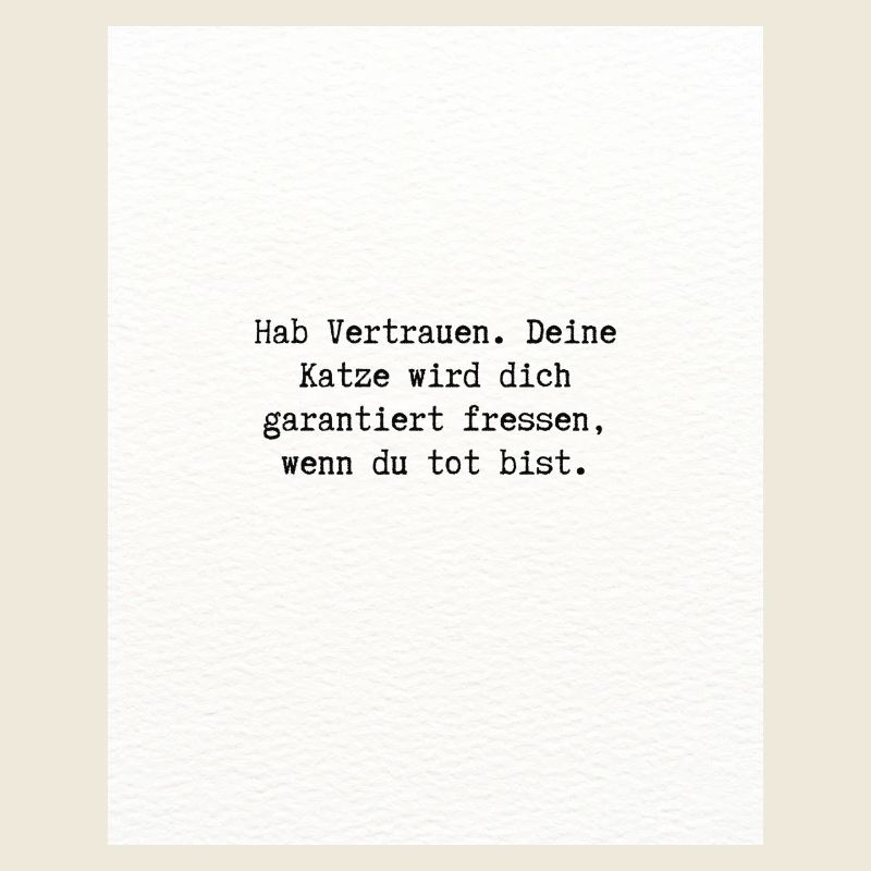Hab Vertrauen