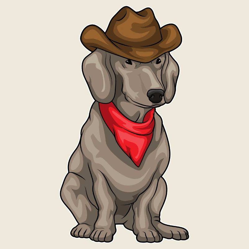 Teckel Cowboy Chapeau de cow-boy