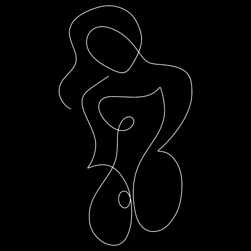 Mme Line Art Marta Large Blanc