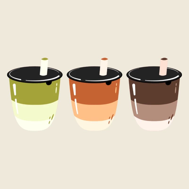 Bubble Tea - Boisson - Création de logo