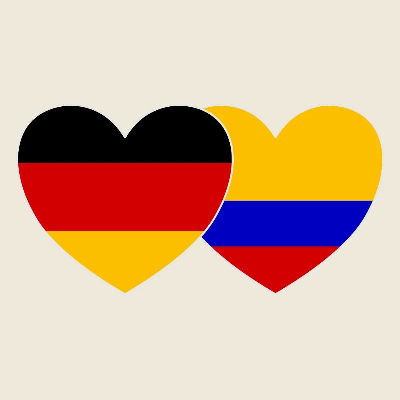 Allemagne Colombie Drapeau