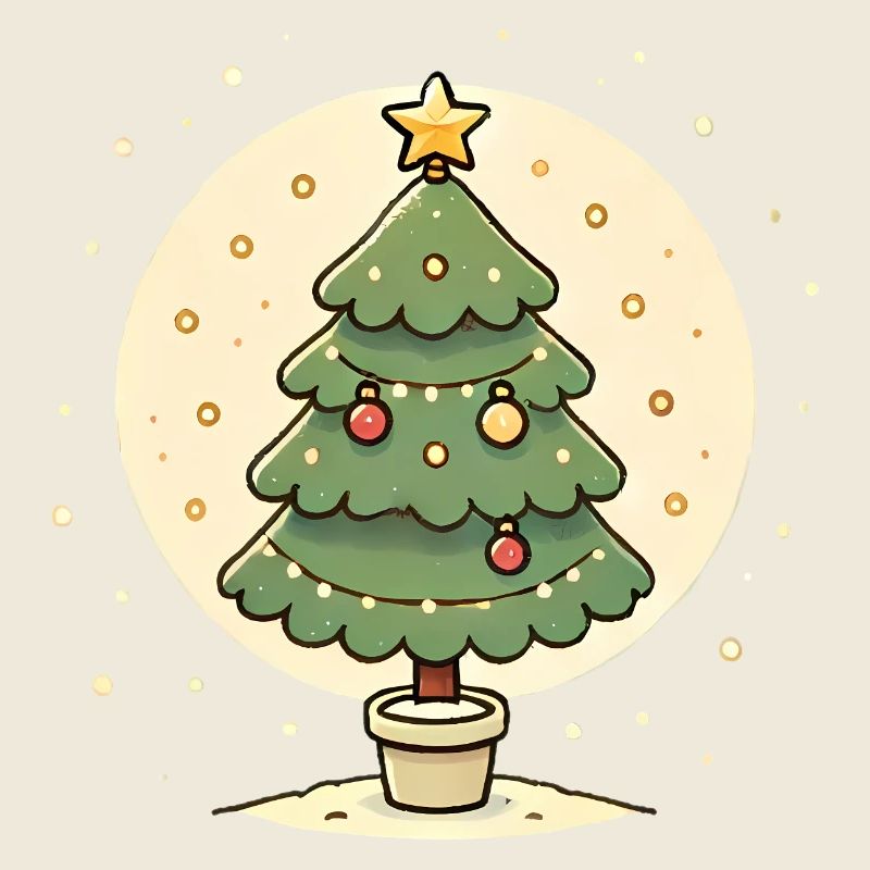 Glauben Sie an magisches Weihnachtsbaum-Design