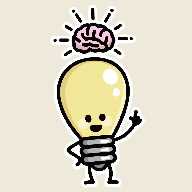 Ampoule Idée Cerveaux Génie Créatif Créativité