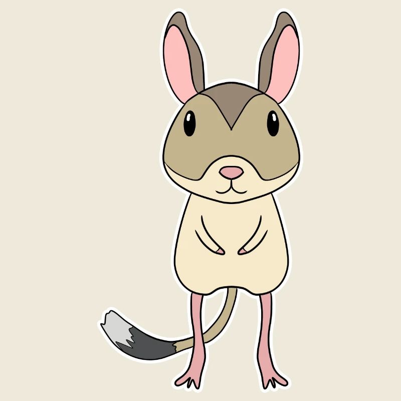 Grande souris sauteuse du désert