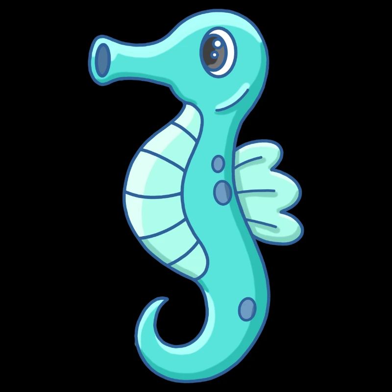 Mignon petit hippocampe