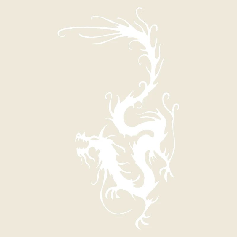 Dragon de fumée blanche
