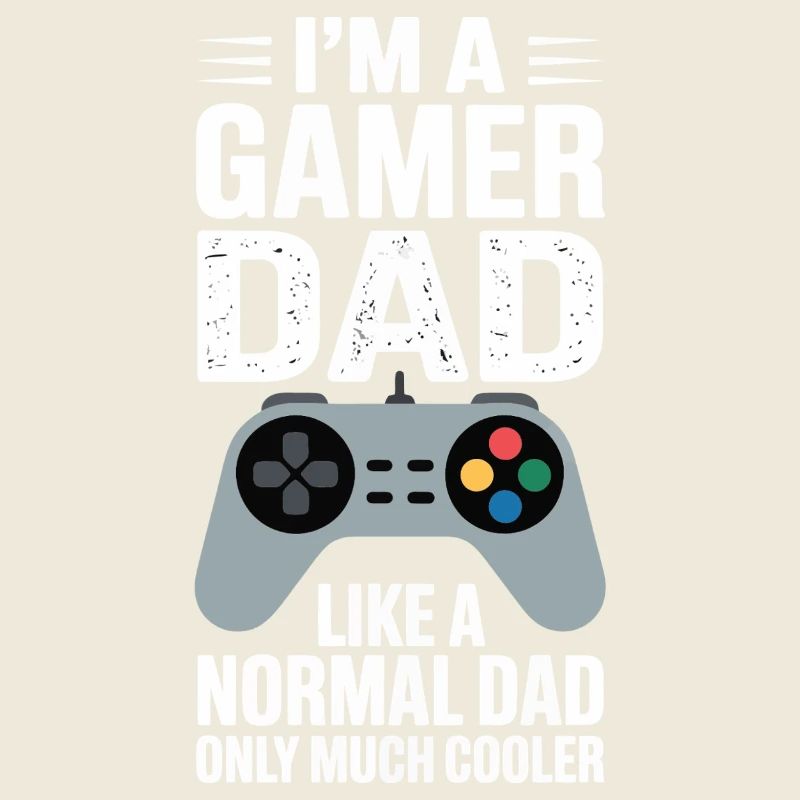 Papa gamer comme un père normal, mais plus cool