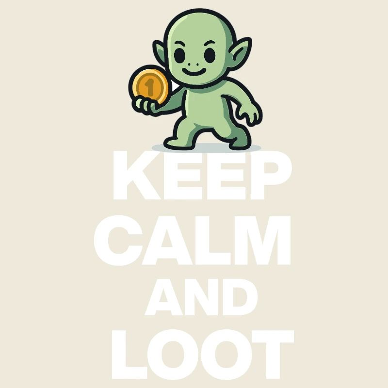 KEEP CALM AND LOOT, GOBLIN GOLD! ZOCKER NERD PARTY