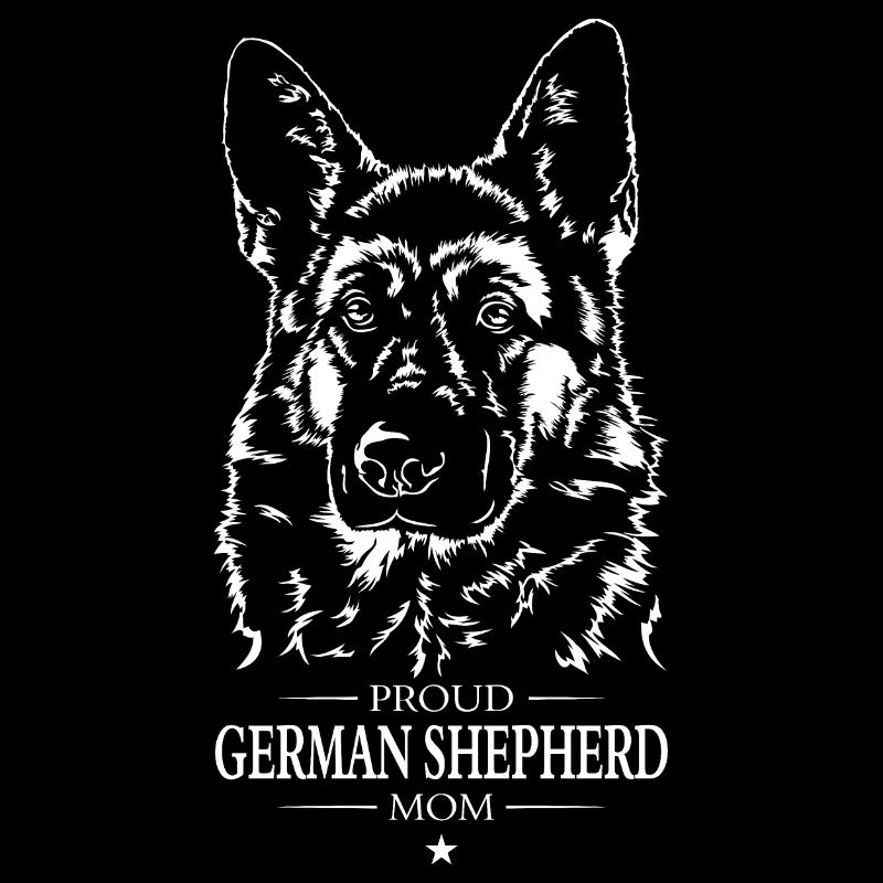 German Shepherd Mom Hunde Hund Wilsigns